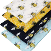 Bees Fat Quarters Bundle Cotton Fabric